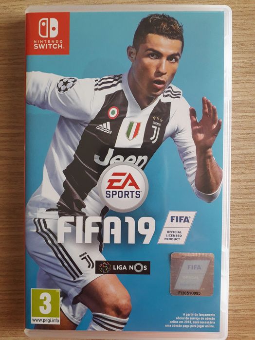 Jogos Nintendo Switch Fifa 19 e Mario Rabbids