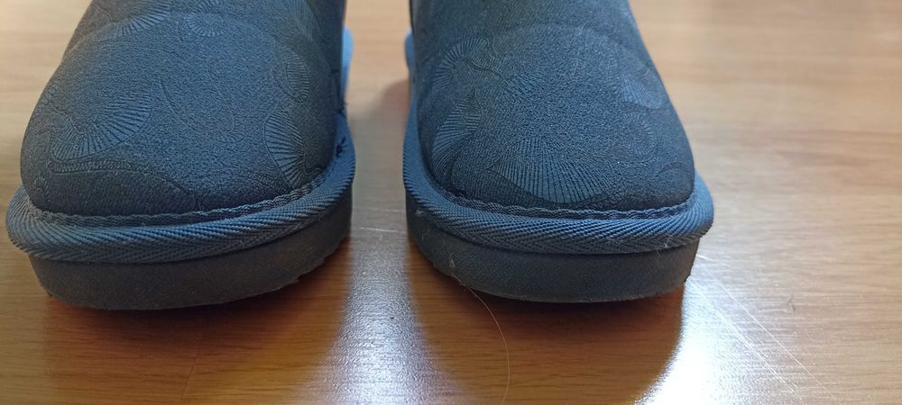 Kozaki krótkie botki śniegowce 35 wkładka 21cm jak nowe