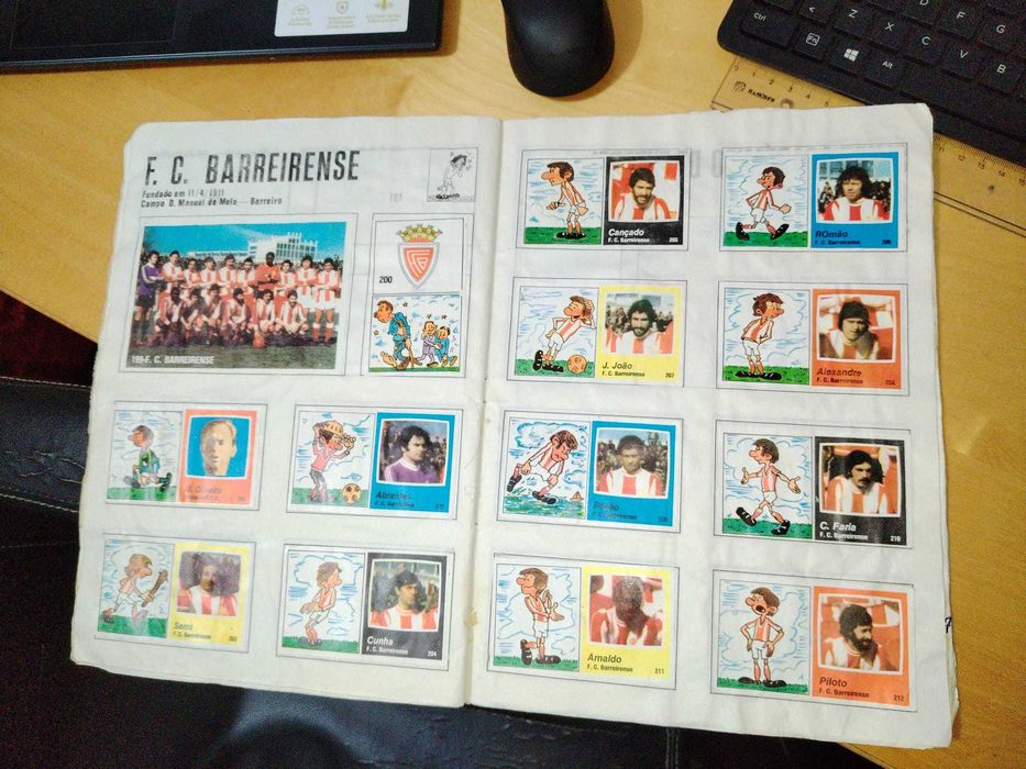 Caderneta de cromos Humor & Futebol - Época 1978/79