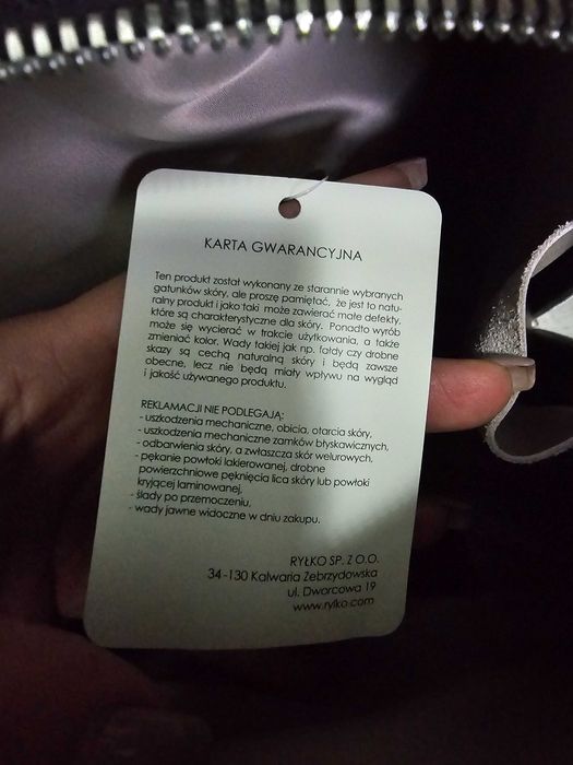Torebka Ryłko nowa