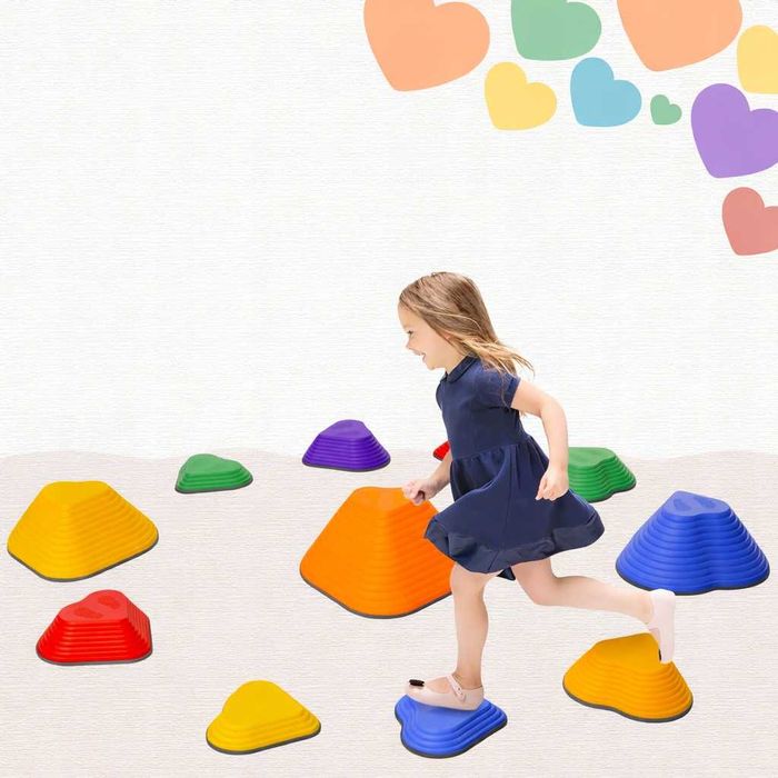 Ścieżka sensoryczna kamienie balansujące