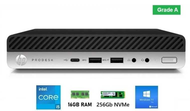 Mini PC - HP 800 G5 Mini Core I5-9500 16GB 256GB NVMe | Recondicionado