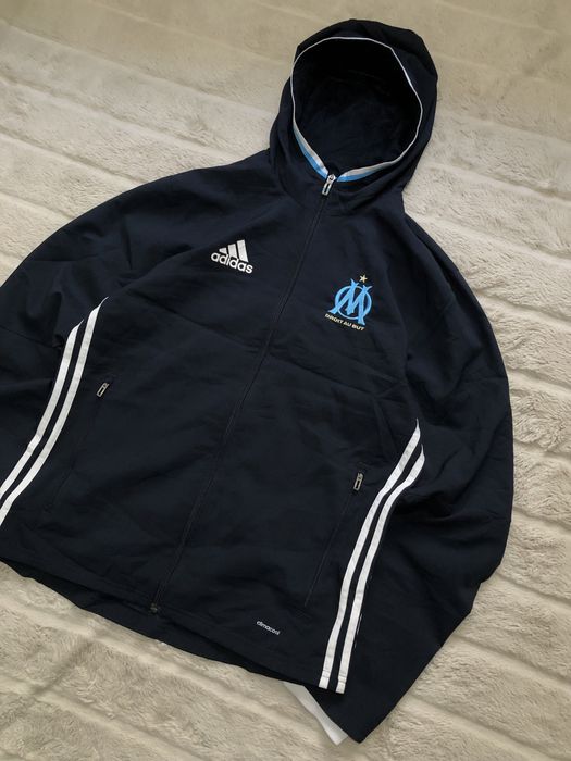 ADIDAS (S) Marseille Hooded Track Jacket 2016-17 мужская спортивная ко