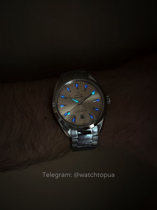 Годинник Omega Seamaster Aqua Terra 41 мм — Champagne Dial Омега