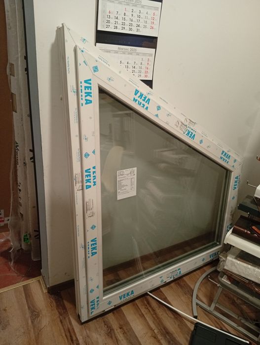 Okno Veka  76 trzy szybowe Trapez