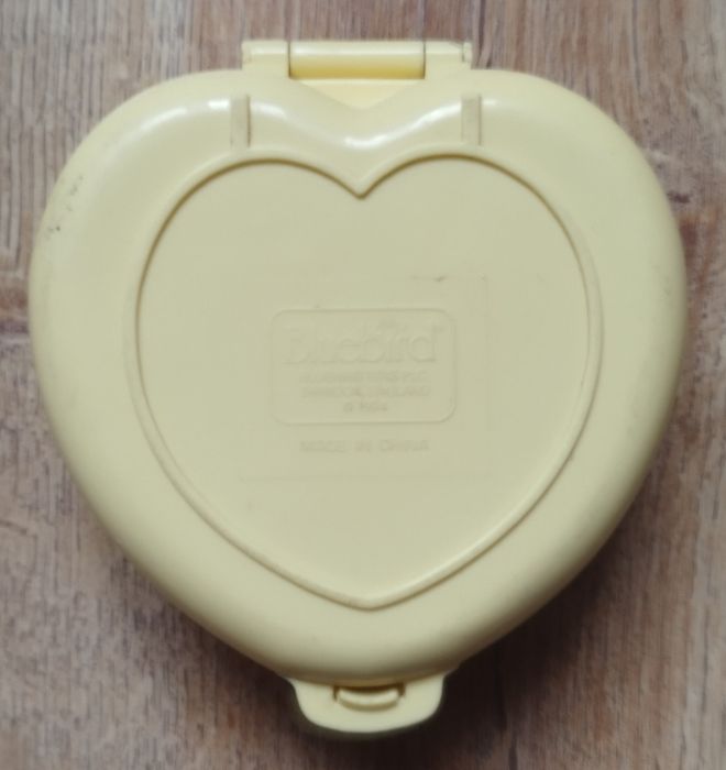 Żółte serce Polly Pocket bluebird 1994