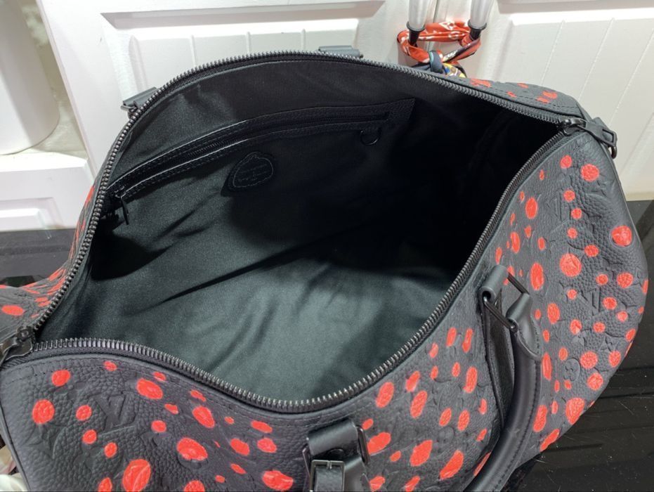 Louis Vuitton keepall сумка мужская унисекс черная дорожная