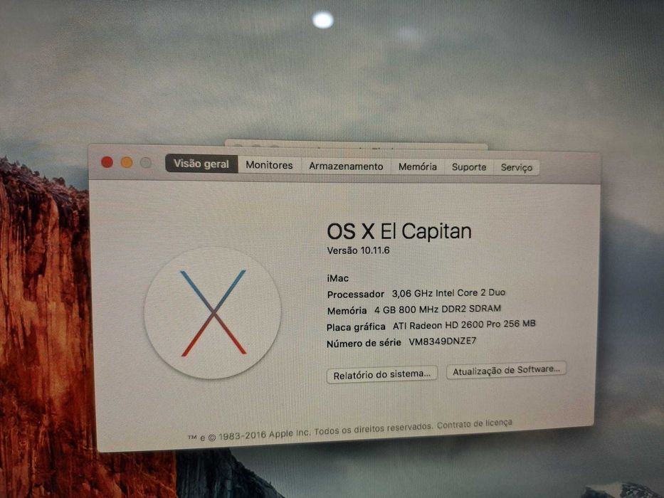 Computador Apple iMac 24" como novo