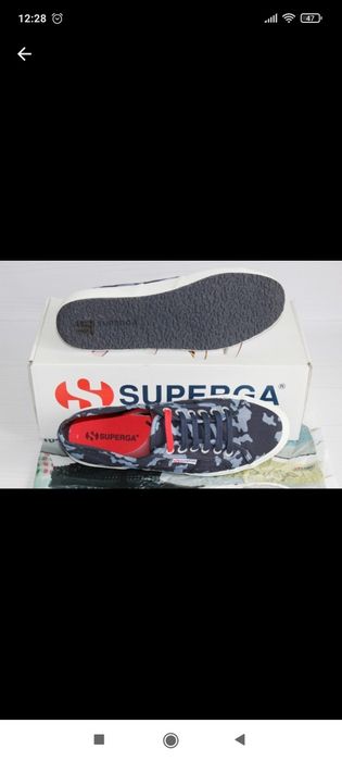 Кеды  фирменные superga