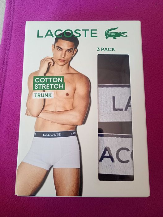Bokserki męskie Lacoste 3 pary L