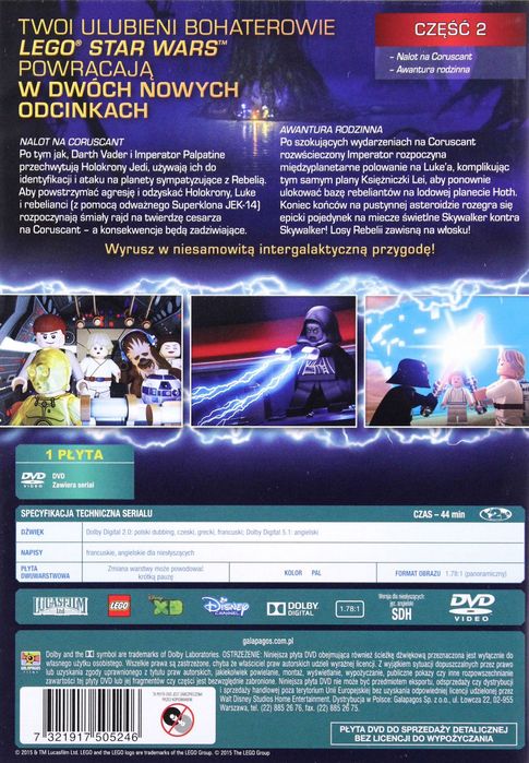 Lego Star Wars. Nowe Kroniki Yody. Część 2         D85