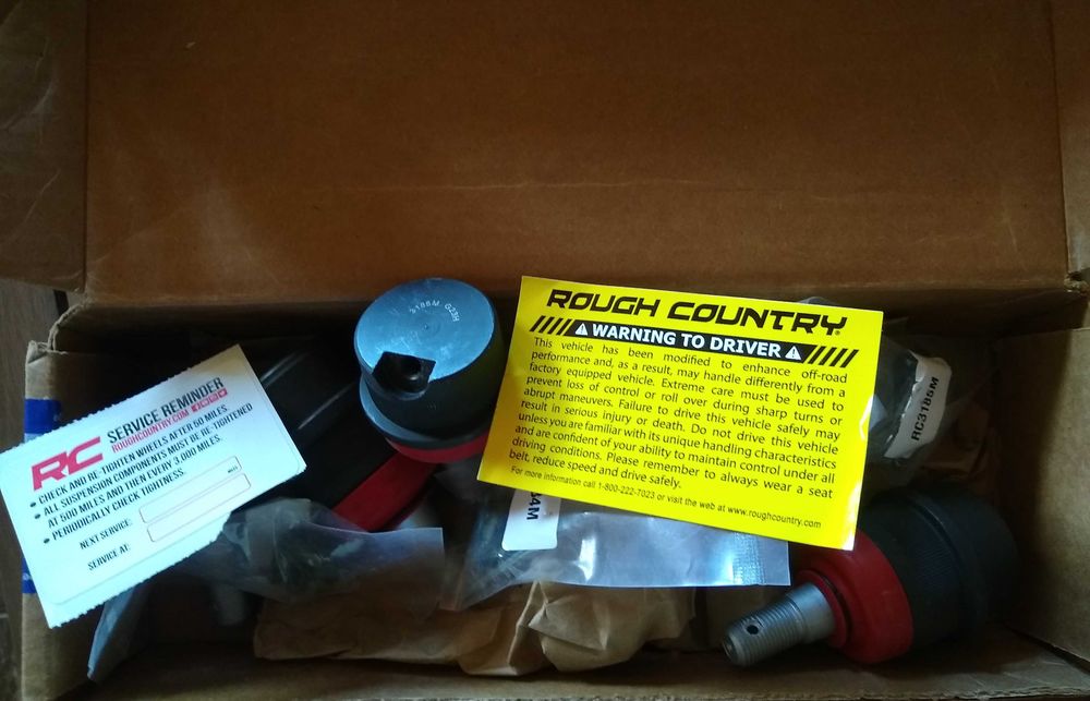 Кульові опори Rough Country 
Made in USA
до JEEP WRANGLER JK