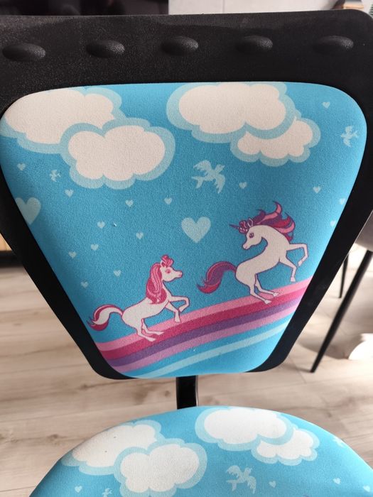 Krzesło Obrotowe Dla Dziewczynki JEDNOROŻEC PONY-B