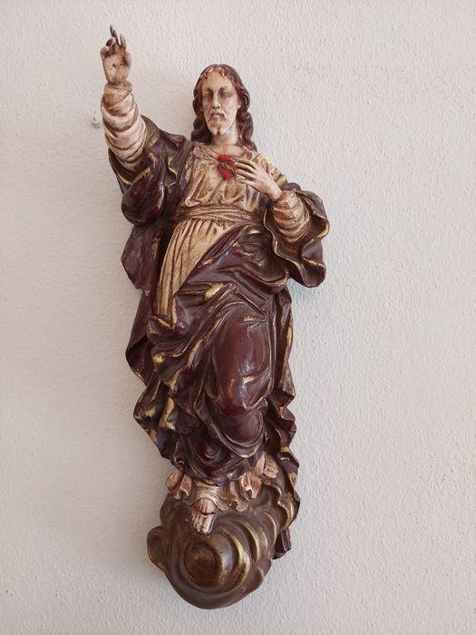 Figura SANTO TERRACOTA Séc XVIII