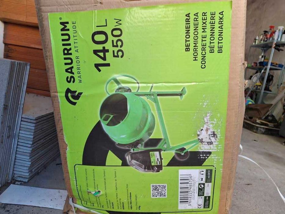 BETONEIRA Monofasica 140L 550W SAURIUM