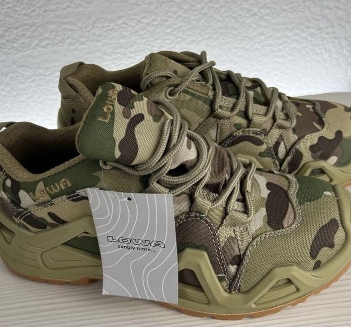 Тактичні кросівки Lowa Zephyr GTX LO TF Multicam Gore-Tex | військові кросівки