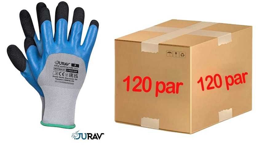 WYSYŁKA GRATIS Rękawice rękawiczki robocze piankowe wodoodporne mocne