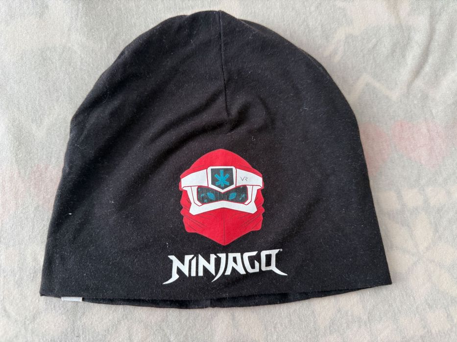 czapka czarna Ninjago 134/152 chłopiec