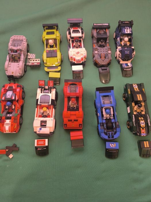 Lote de 10 Lego Speed Champions
Ford, Porsche, Ferrari, etc