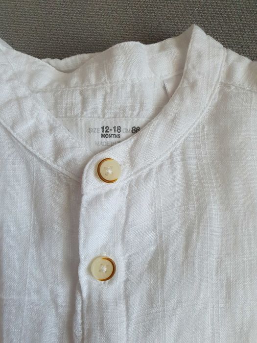 Koszule Zara dla bliźniaków r. 86