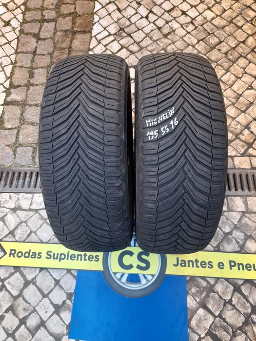 Pneus 195/55R16 Michelin e GoodYear