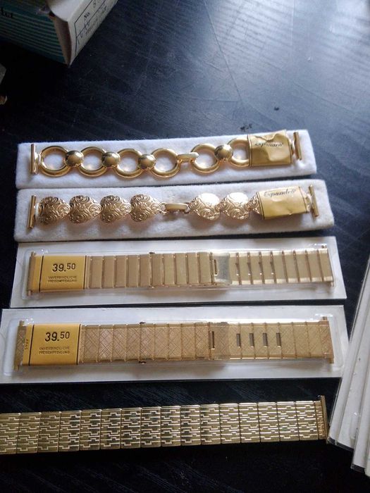 Bransolety "złoto" NOS.