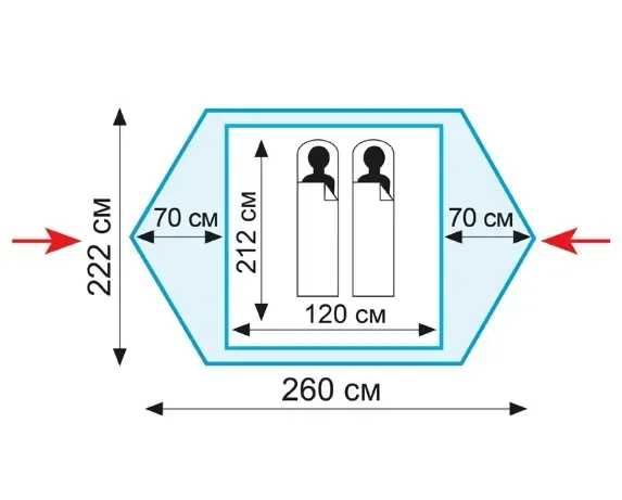 Намет Tramp Colibri v2 / Намет Tramp Colibri Plus v2