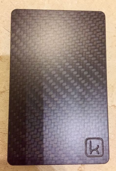 Porta cartões carteira Keplero Luxury Wallet Sp Edition Carbon new