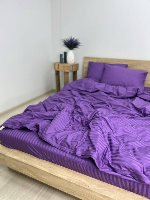 Комплект постільної білизни Страйп-сатин