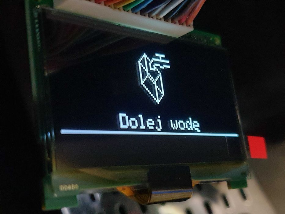 Panel / Wyświetlacz OLED - ekspres NIVONA typ 691 NICR 830, 40 i 50
