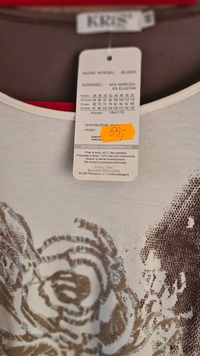 Bluzka_wiskoza i elastan z narzutką 2w1