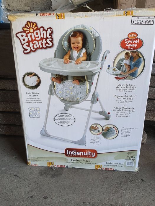 Krzesełko do karmienia Bright Stars Jak Nowe