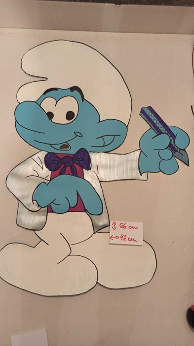 Smerf - Dekoracja - Przedszkole, Szkoła