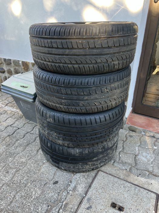 Jantes de abarth com 2 pneus novos e dois usados