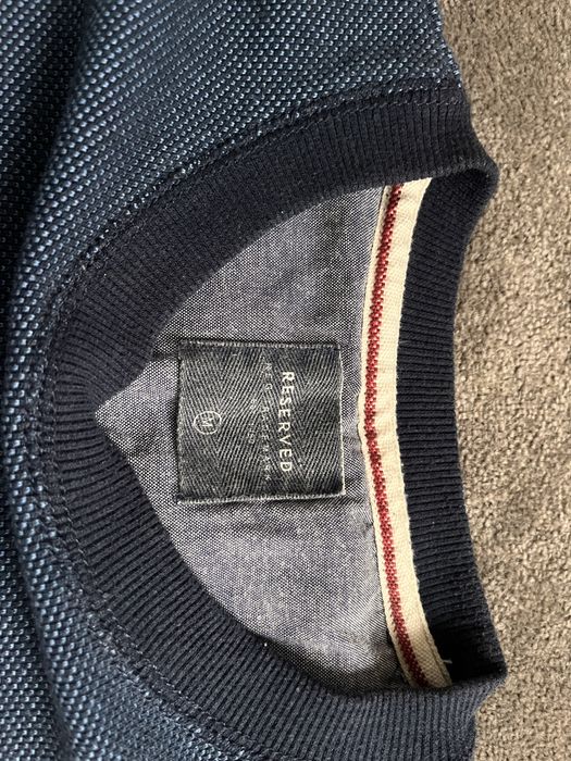 Sweter męski Reserved r. M granatowy 48 / 50