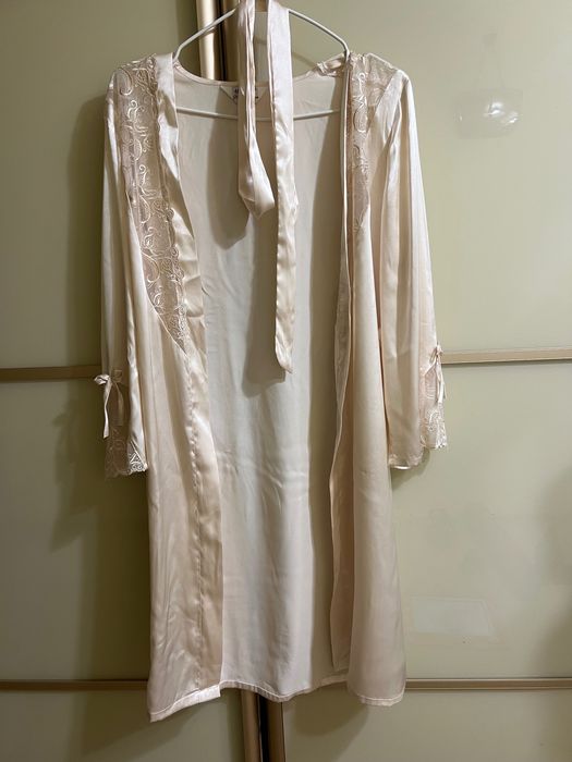 Халатик з натурального шовку