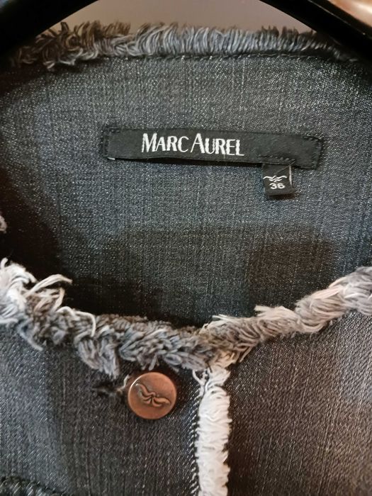 Куртка джинсовая с бахромой Marc Aurel.