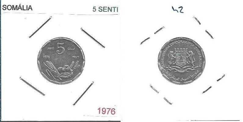 Somália - - - - - Moedas