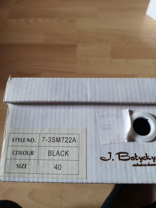 Buty damskie firma Botycky 40