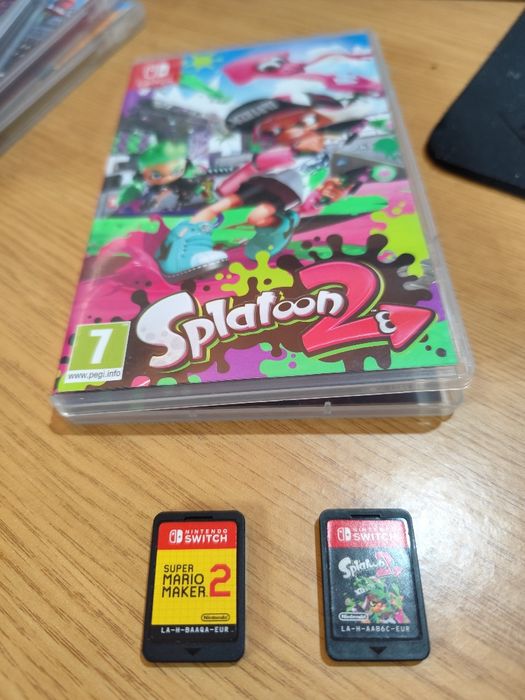 Super Mario maker 2  e splatoon 2 nintendo switch