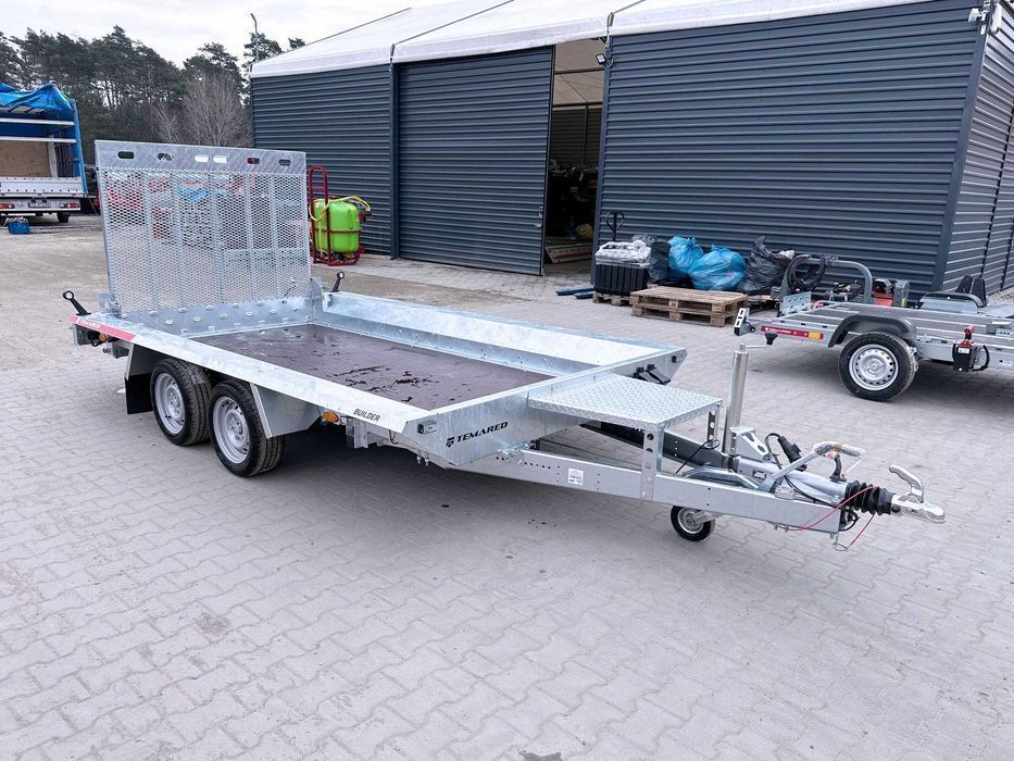 TEMARED BUILDER 3516/2 3,5T - Przyczepa pod minikoparkę, nowa, SOLIDNA