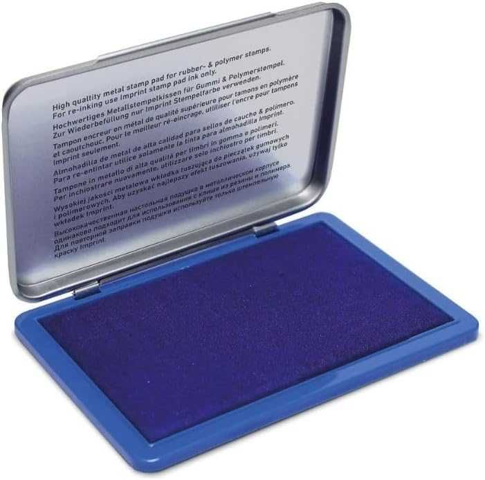Imprint poduszka do stempli pieczątek 9072M niebieska