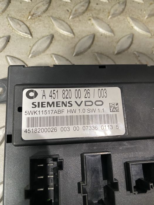 VDO Centralina fecho central smart 451 A4518200026/003