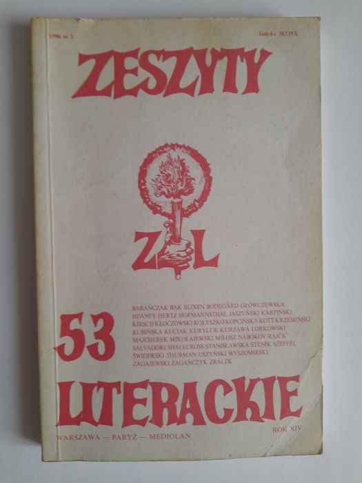 Zeszyty Literackie 53 / 19996