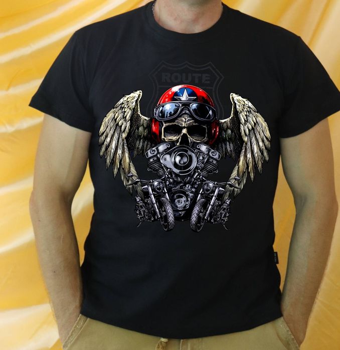 Футболки байкер, мото,  мотоцикл.