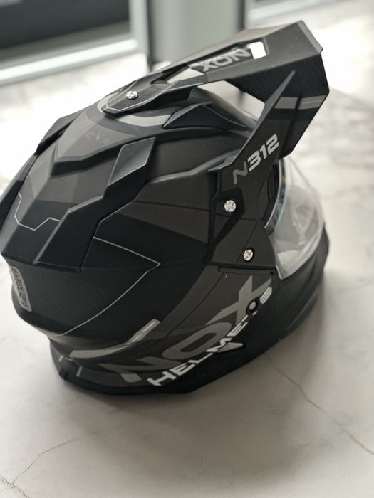 Kask motocyklowy NOX N312 plus DODATKI