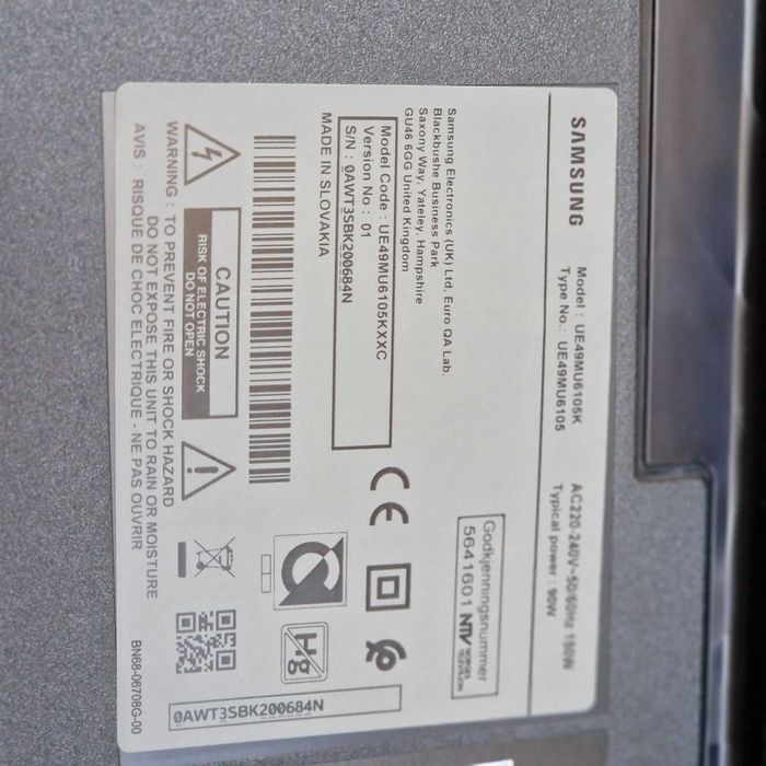 TV LED samsung 49'' 4K