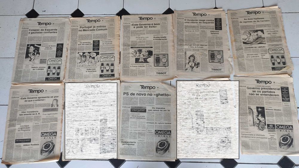 54 Jornais Tempo - Anos 70 e 80