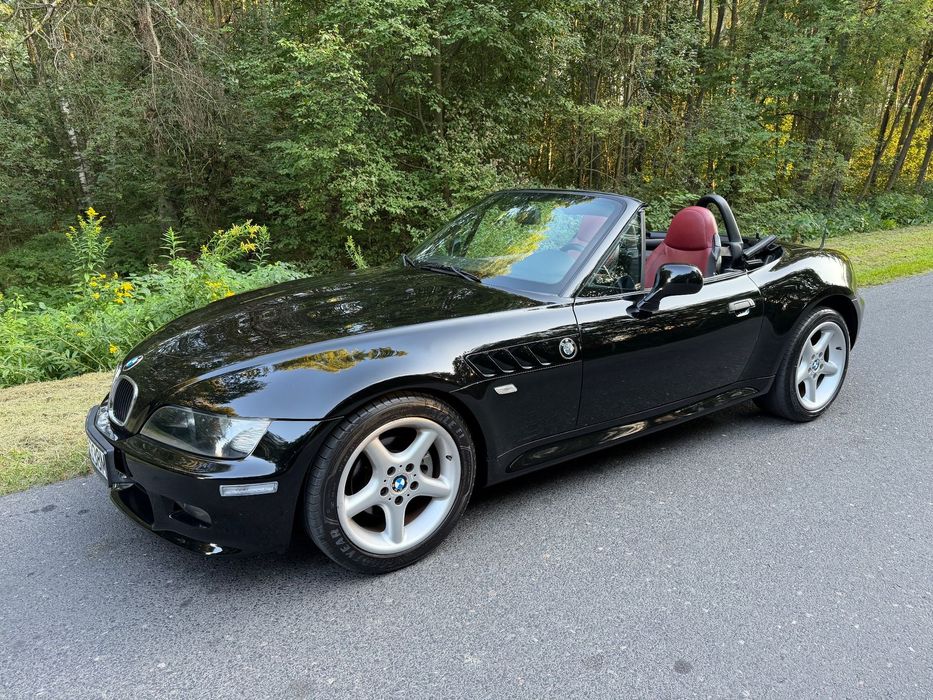 BMW Z3 2.0 R6 zarejestrowana czerwone skóry sporty pałąki - bez rdzy