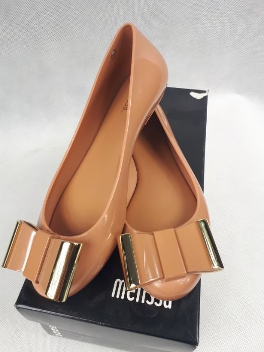 Nowe balerinki MELISSA 35 36 space love ad bronze